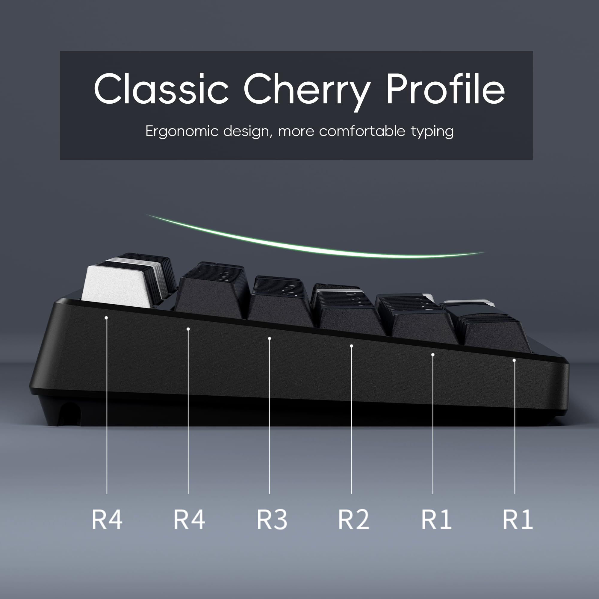 XVX Black Japanese Keycaps, Double Shot PBT Keycap Set, 146 Keys
